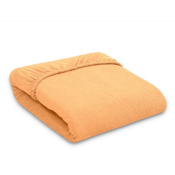 Spannbettlaken aus Frottee 140x70cm - Orange