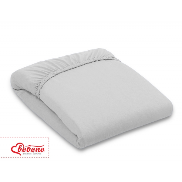 Spannbettlaken aus jersey 120x60cm - grau