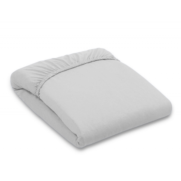 Spannbettlaken aus jersey 120x60cm - grau