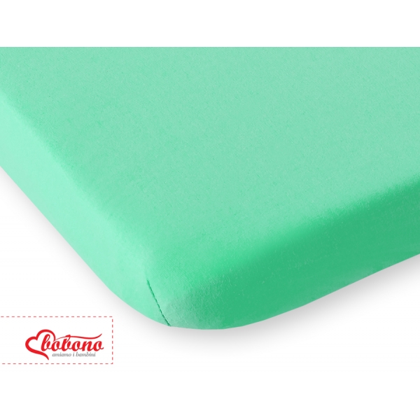 Spannbettlaken aus jersey 120x60cm - minze
