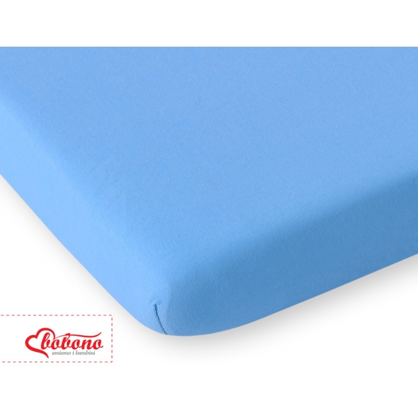 Spannbettlaken aus jersey 140x70cm - Blau