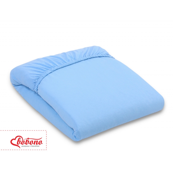 Spannbettlaken aus jersey 140x70cm - Blau