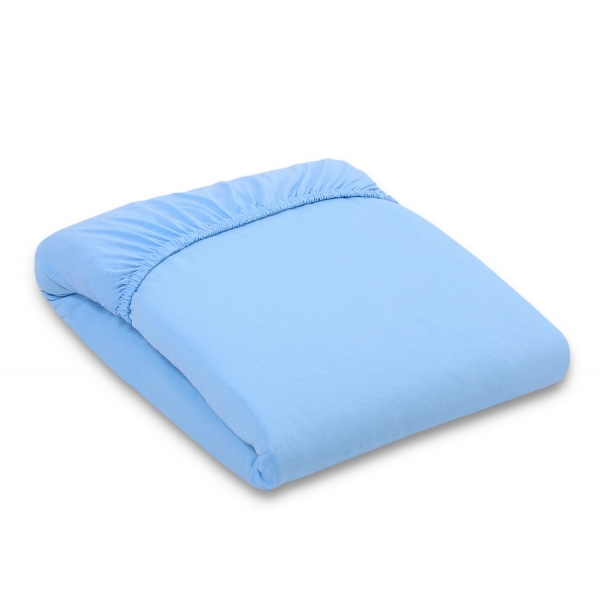 Spannbettlaken aus jersey 140x70cm - Blau