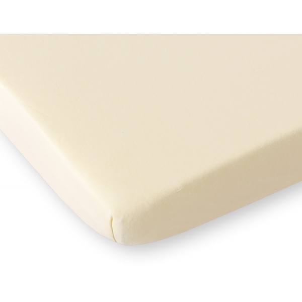 Spannbettlaken aus jersey 140x70cm - Creme