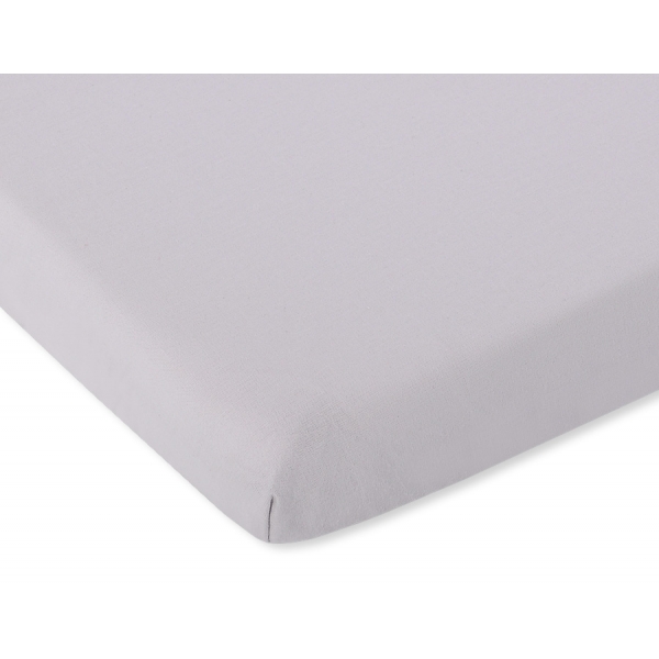 Spannbettlaken aus jersey 140x70cm - grau
