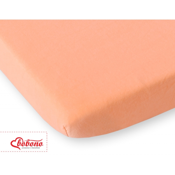 Spannbettlaken aus jersey für Babybett 140x70cm - orange