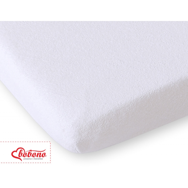 Spannbettlaken Babybett aus Frottee 140x70cm - Weiß