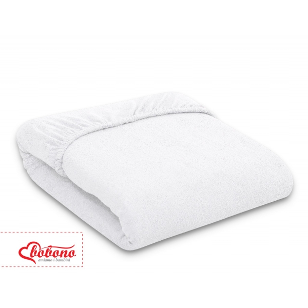 Spannbettlaken Babybett aus Frottee 140x70cm - Weiß