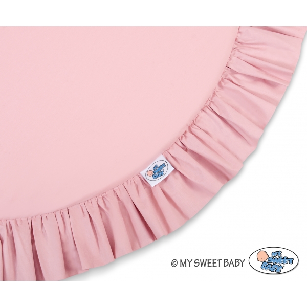 Spielmatte mit Rüsche - altrosa My Sweet Baby