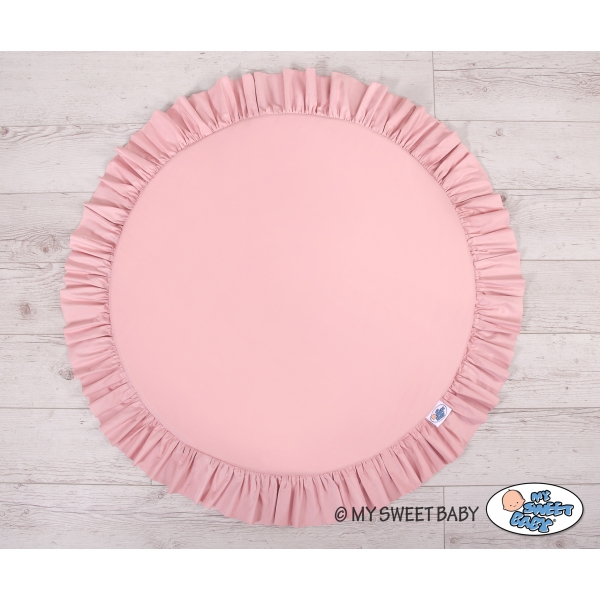 Spielmatte mit Rüsche - altrosa My Sweet Baby