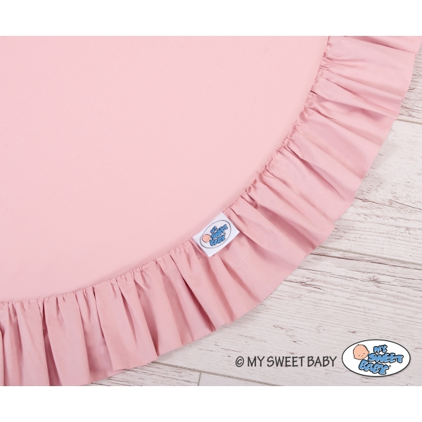 Spielmatte mit Rüsche - altrosa My Sweet Baby