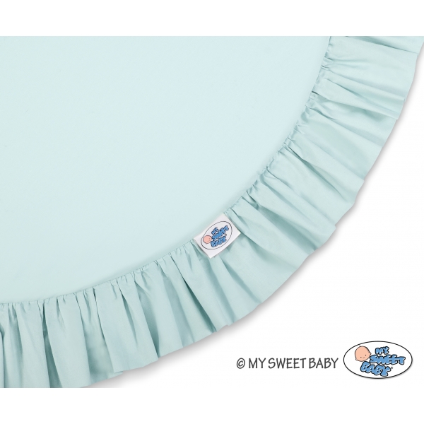 Spielmatte mit Rüsche Magic Loop Kollektion - minze