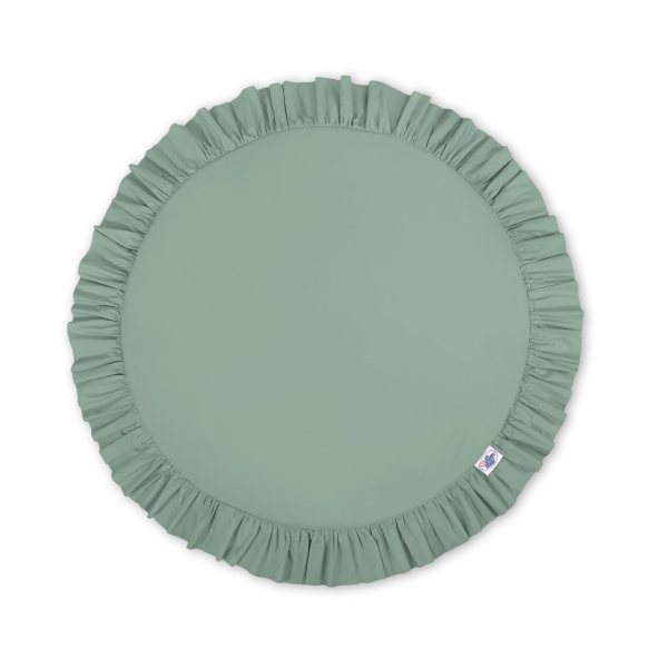 Spielmatte mit Rüsche - pastellgrün
