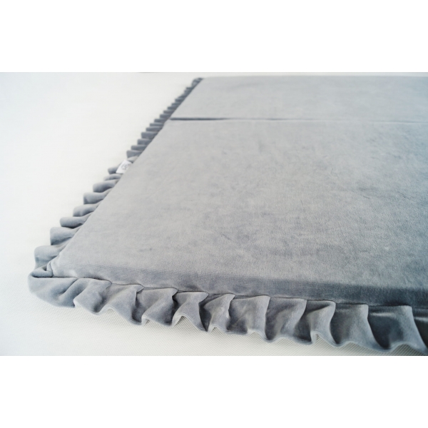 Spielmatte Quadrat Grau 105x105 VELVET