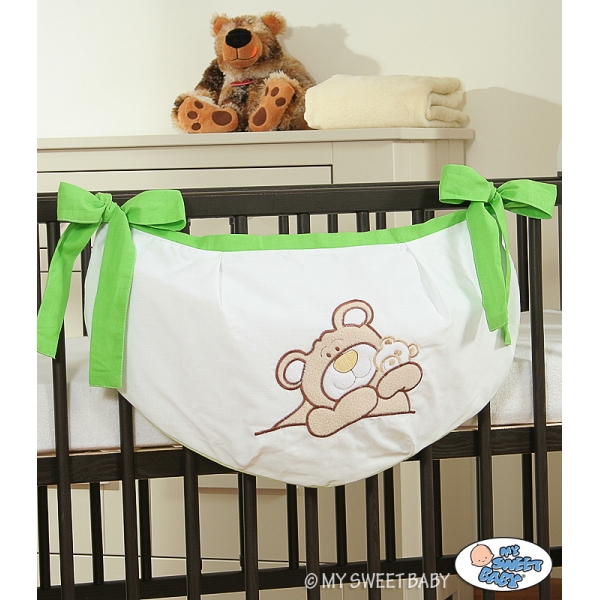 Spielzeugtasche - Teddy Bär Barnaba grün