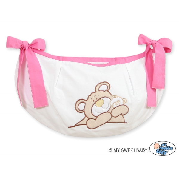 Spielzeugtasche - Teddy Bär Barnaba rosa