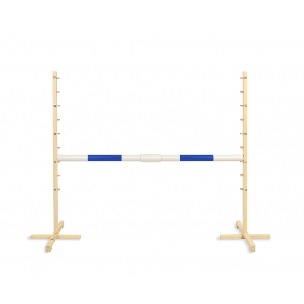 Sprunghindernis für Hobby-Pferd 160 cm x 120 cm - blau