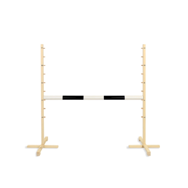 Sprunghindernis für Hobby-Pferd 120cm Stange 50mm - schwarz