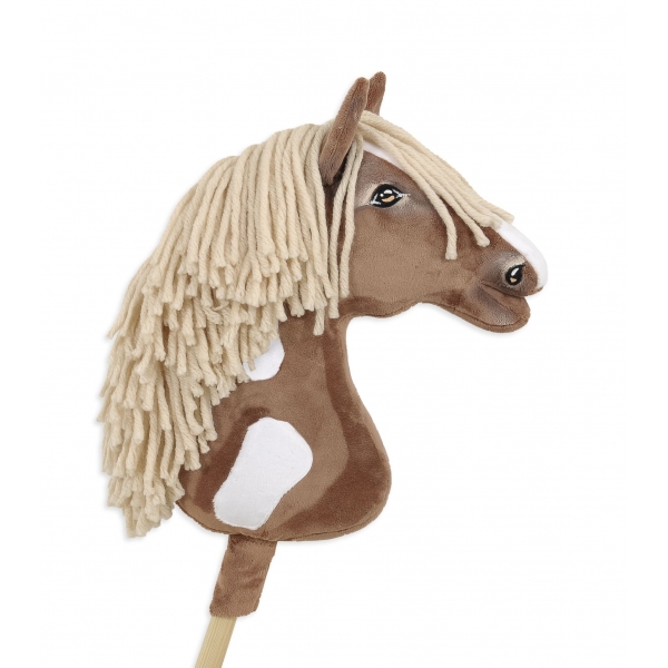 Steckenpferd Braun mit helle Mähne