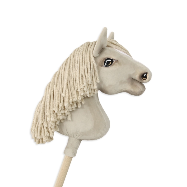 Steckenpferd für Sport Hobbyhorse - Cremello Pferd A4