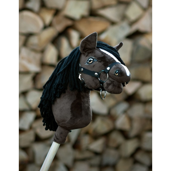 Steckenpferd für Sport Hobbyhorse - dunkelbraunes Pferd A4