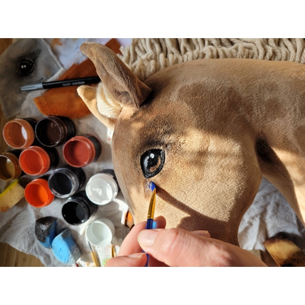 Steckenpferd für Sport Hobbyhorse - Palomino Pferd A4