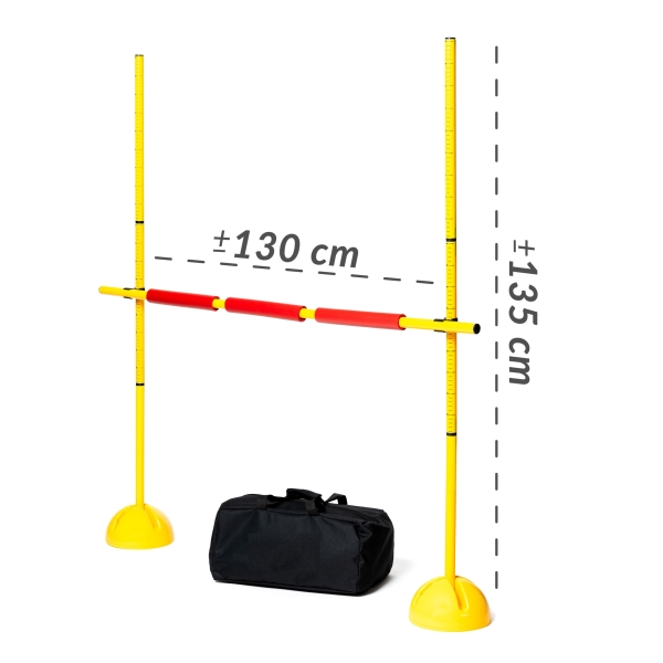 Steckenpferd Sprung Hindernis 130 cm inkl. Stange