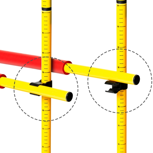Steckenpferd Sprung Hindernis 130 cm inkl. Stange