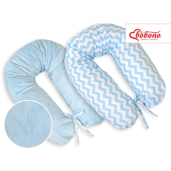 Still - und Entspannungskissen - Simple chevron blau