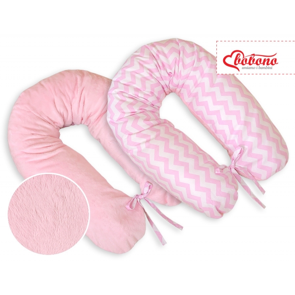 Still - und Entspannungskissen - Simple chevron rosa