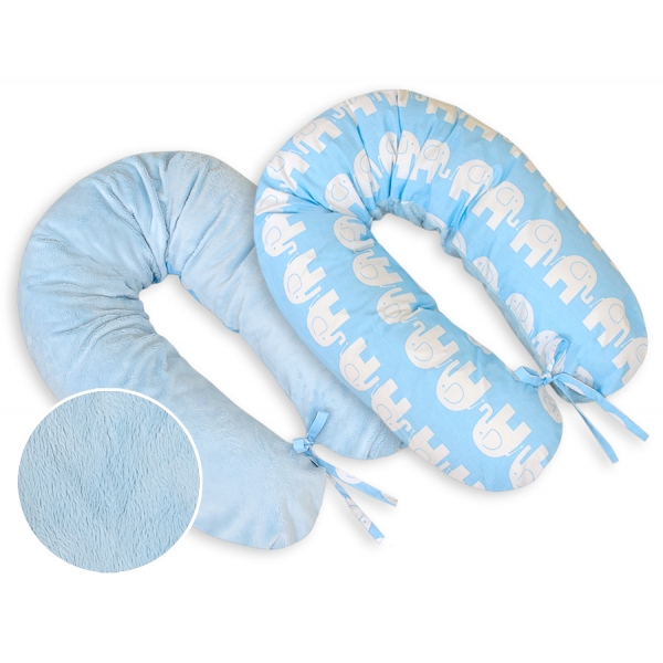 Still - und Entspannungskissen - Simple Elefanten blau