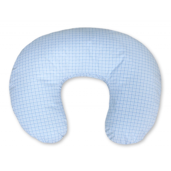 Stillkissen - Basic blau kariert