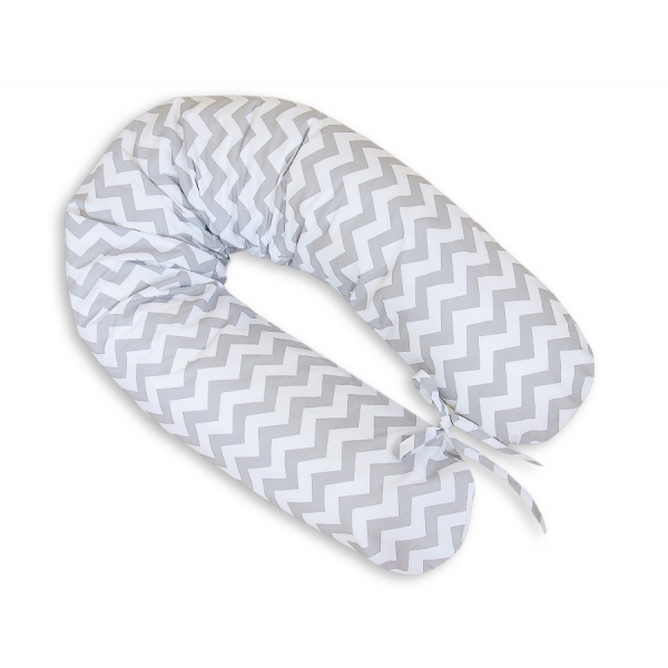 Stillkissen und Entspannungskissen - Simple Chevron grau