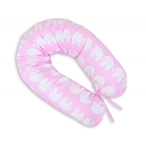 Stillkissen und Entspannungskissen - Simple Elefanten rosa