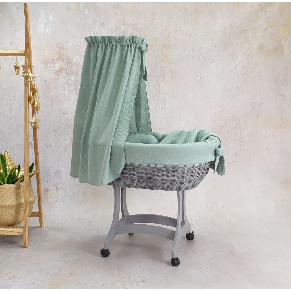 Stubenwagen Baby Rollen mit Bremse