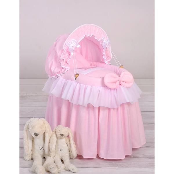 Rosa Bezug Stubenwagen für Puppen