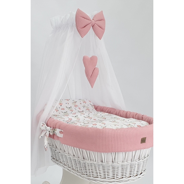 Stubenwagen Rosa Komplett Set