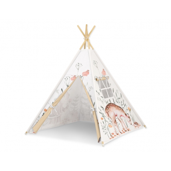 Tipi Spielzelt für Kinderzimmer Forest