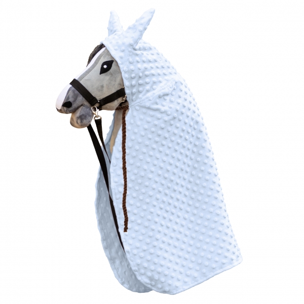 Umhang für Steckenpferd Hobby Horse Hellblau