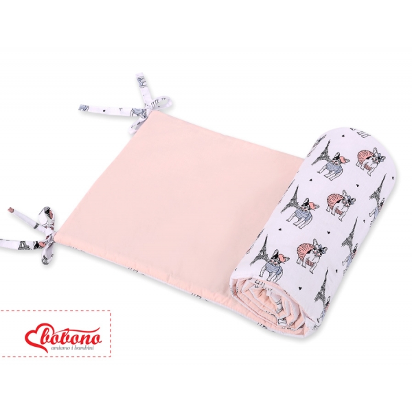 Universal Rosa Kopfschutz für Babybett - little doggies