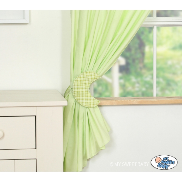 Vorhänge für Babyzimmer - Gute Nacht grün