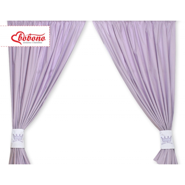 Vorhänge für Babyzimmer - Little Prince/Princess lila
