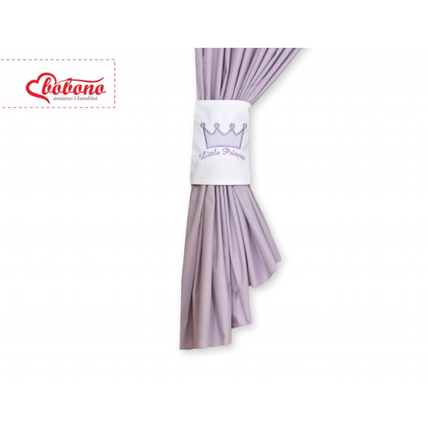 Vorhänge für Babyzimmer - Little Prince/Princess lila