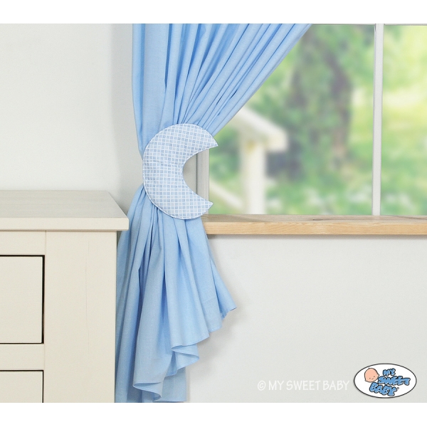 Vorhänge für Kinderzimmer - Gute Nacht blau