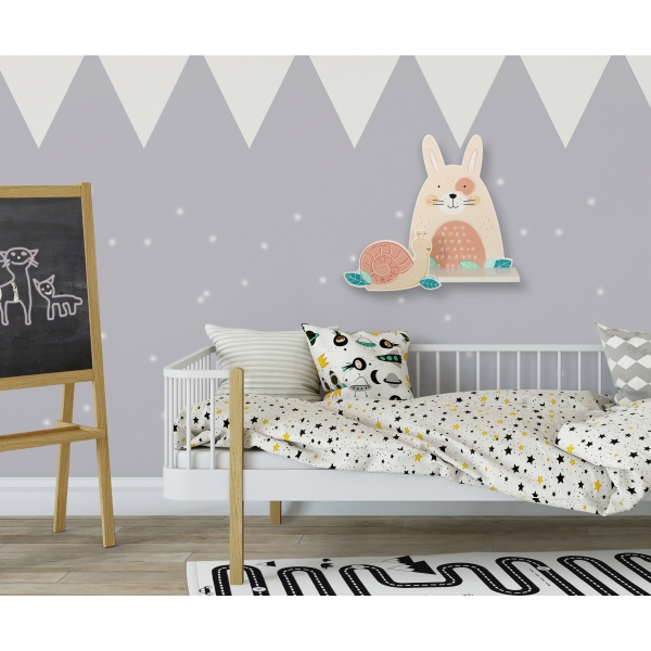 Wandregal für das Kinderzimmer - Hase