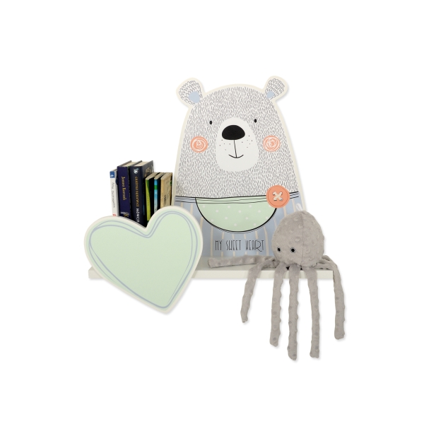 Wandregal für das Kinderzimmer - Teddybär- Boy