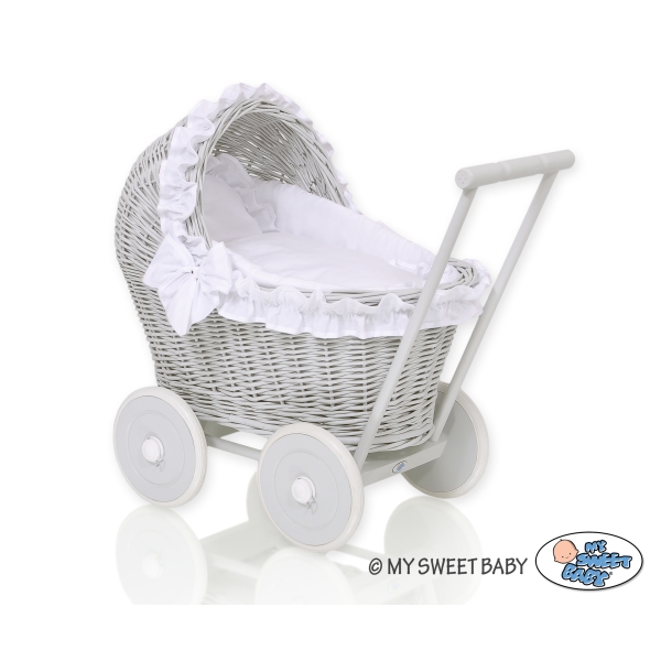 Weide Grau Puppenwagen Bettwäsche  Weiß nr 61702-516