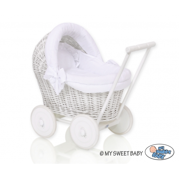 Weide Weiß Puppenwagen Bettwäsche Weiß nr 71703-516