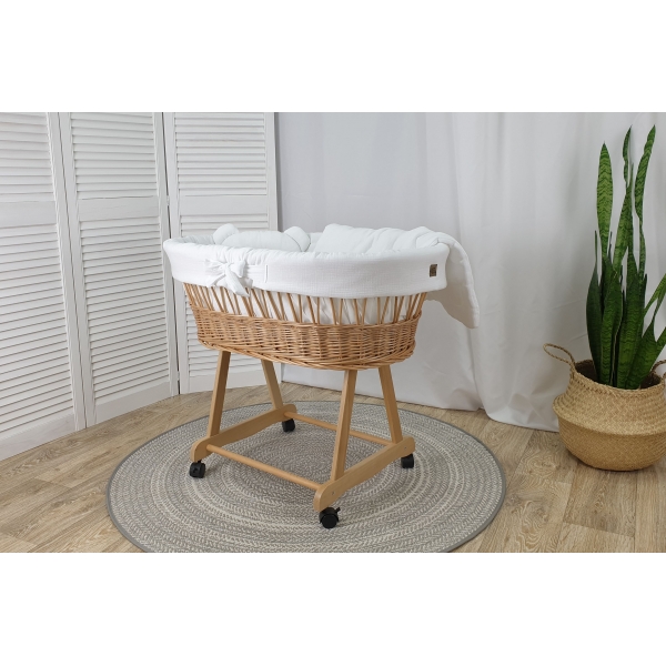 Weidenkorb für Baby ohne Himmel