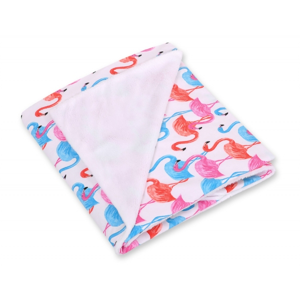 Wendedecke für Kindersitz - flamingo